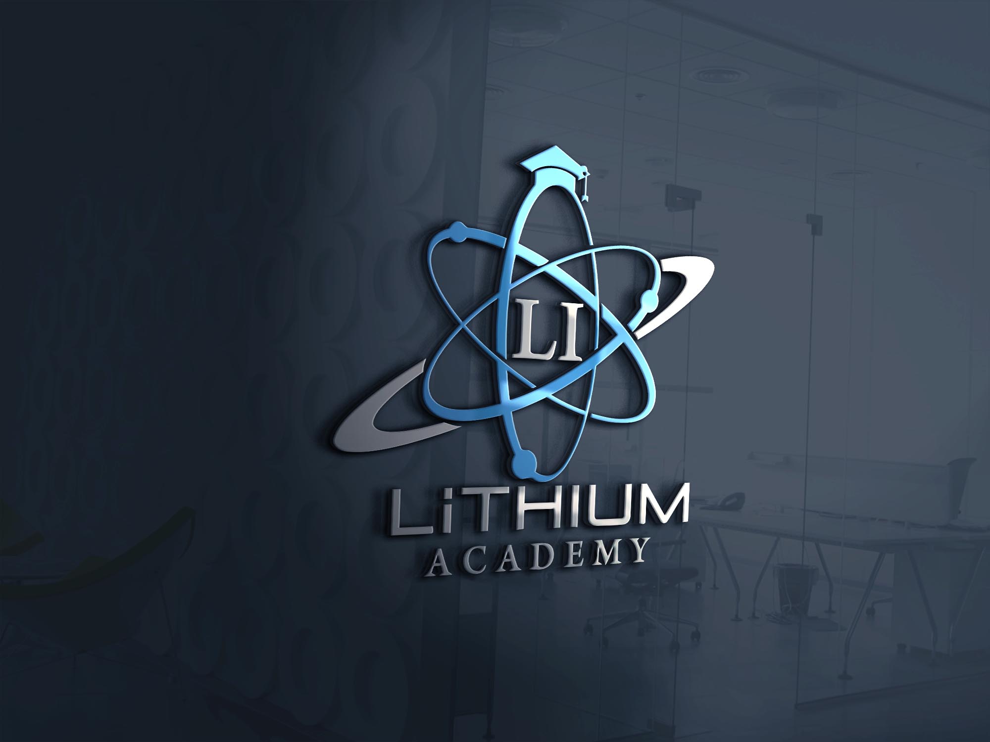 طراحی لوگو مشتری عزیز آکادمی لیتیوم