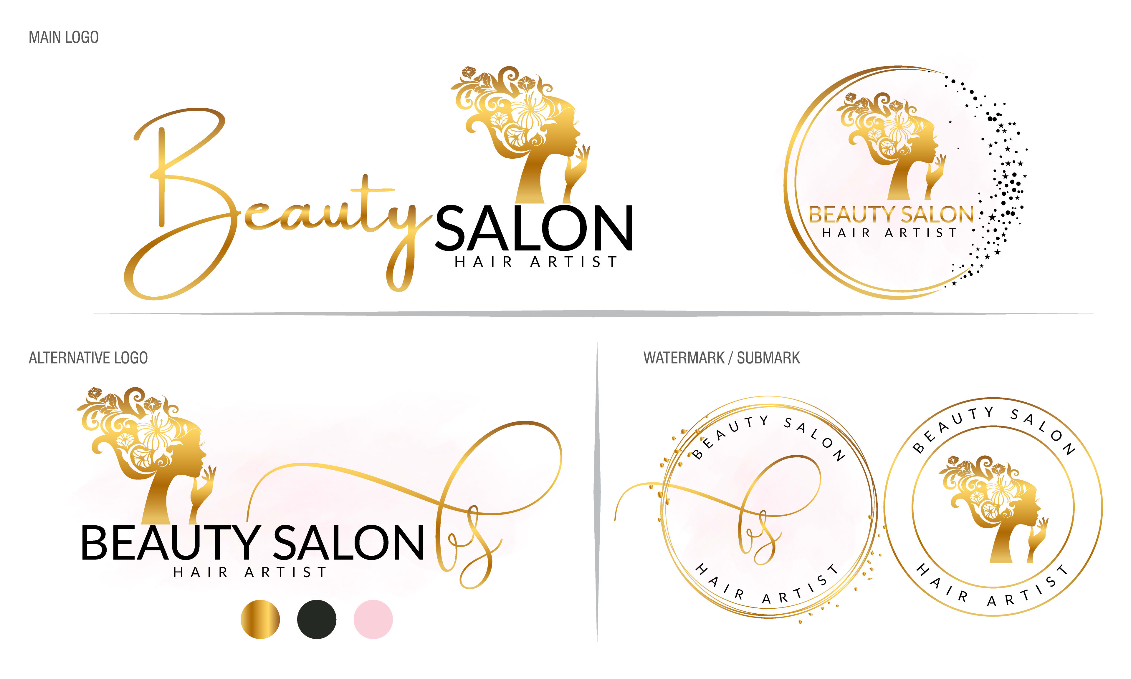 طراحی لوگو سالن زیبایی